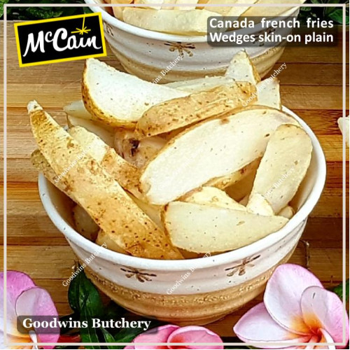 McCain Canada french-fries frozen WEDGES SKIN ON PLAIN unseasoned Mc Cain (price/kg)